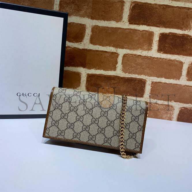 GUCCI HORSEBIT 1955 WALLET WITH CHAIN 621892 (21*19*2.5cm)